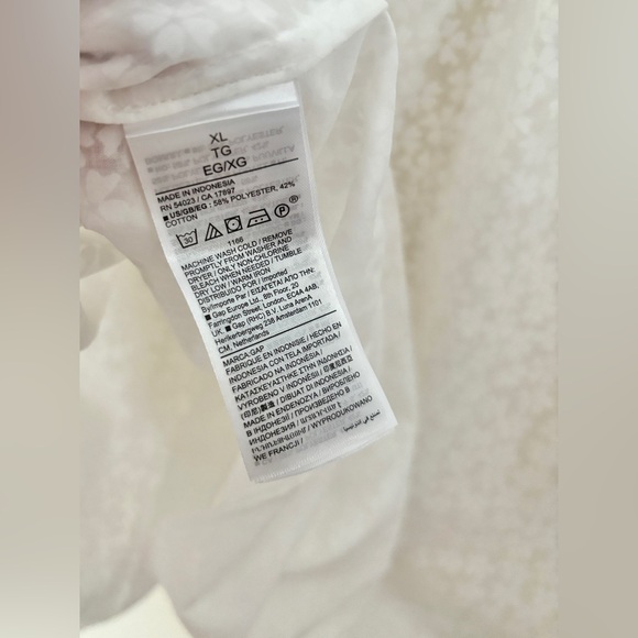 Gap oversized white button up shirt - Picture 6 of 6